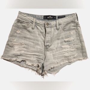 Hollister high waisted fray hem shorts
